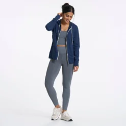 Halo Performance Hoodie | Navy Heather -Fashifyer Sales Store 0036 VW201HNV 3166