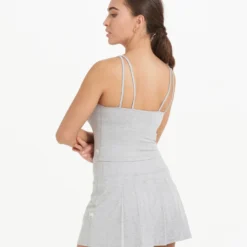 Halo Performance Crop | Pale Grey Heather 9 Halo Performance Crop | Pale Grey Heather -Fashifyer Sales Store VW1005PHG 9421