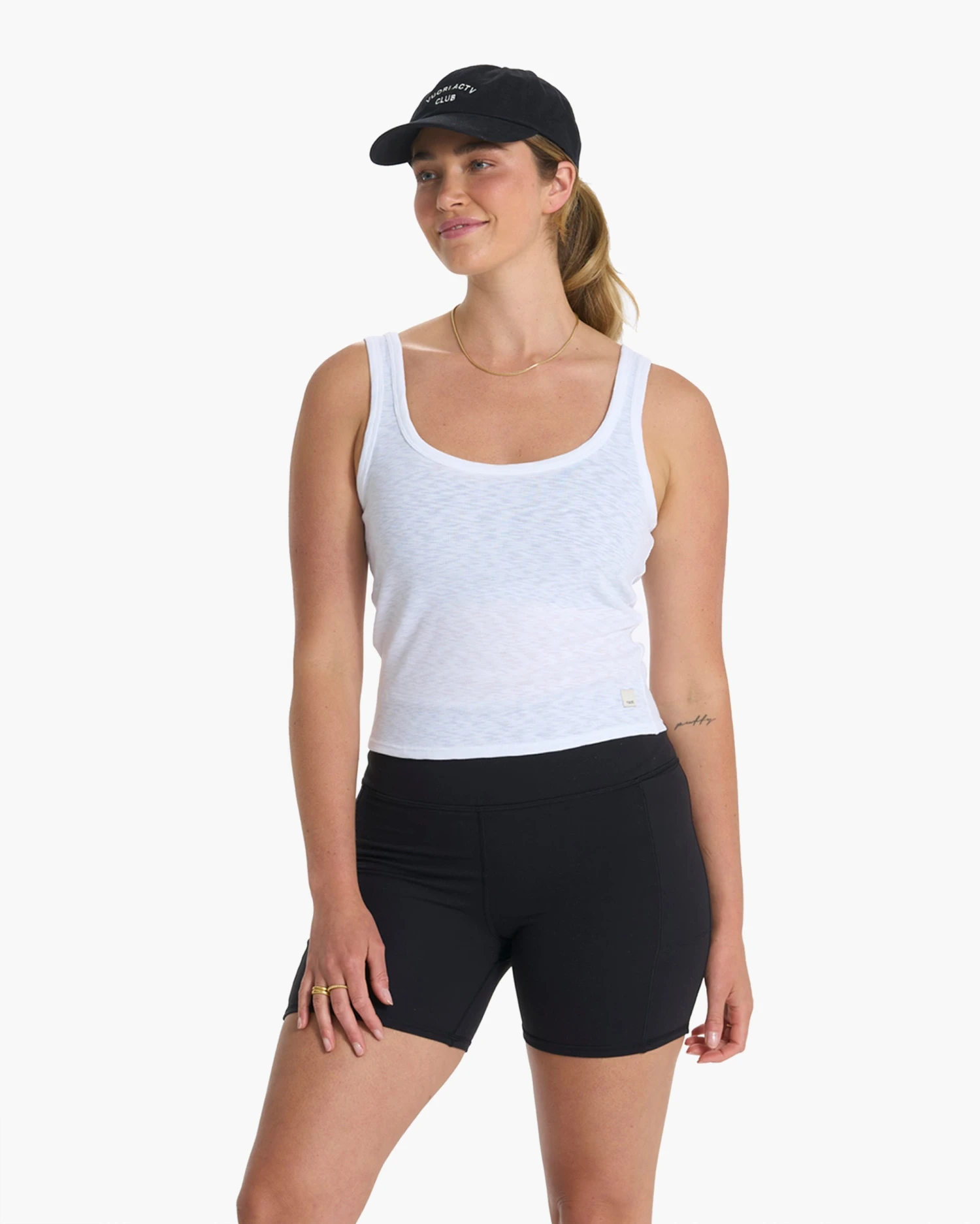 Sunrise Crop Tank | White 1 Sunrise Crop Tank | White