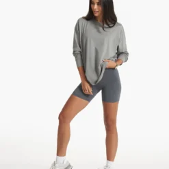 Long Sleeve Feather Tee | Stormy -Fashifyer Sales Store VW1028STY SP23 W ECOMM TOPS DETAIL 0700 1x1 1a350b58 b59b 4afd bfc6 82e01c071f77