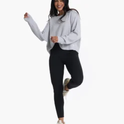 Slouchy Waffle Crew | Light Heather Grey -Fashifyer Sales Store VW1047LHG FA22 W ECOMM CURVE 00945 1x1 18ab5525 1bfb 4606 adca 7c0f898f6d6d