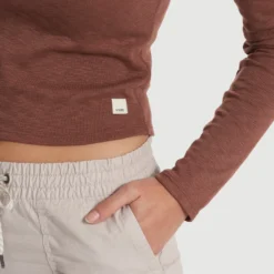 Long Sleeve Sunrise Square Neck | Hazelnut -Fashifyer Sales Store VW1076HZN SP23 W ECOMM TOPS FULL 1289 1x1 148471ac c7d7 4468 bca2 84bd68397b8e