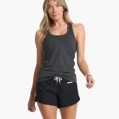 Lux Performance Tank | Charcoal Heather