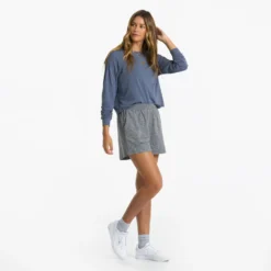 Long-Sleeve Coast Tee | Azure -Fashifyer Sales Store VW170AZR 1542