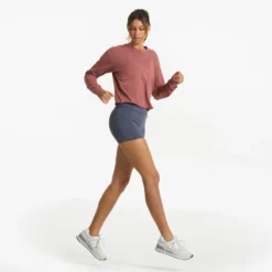 Long-Sleeve Coast Tee | Rosewood -Fashifyer Sales Store VW170RSD 2196