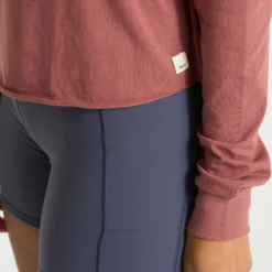 Long-Sleeve Coast Tee | Rosewood -Fashifyer Sales Store VW170RSD 2268