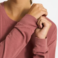 Long-Sleeve Coast Tee | Rosewood -Fashifyer Sales Store VW170RSD 2271