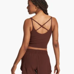 Rib Crop Tank | Mulberry -Fashifyer Sales Store VW189MLB FA23 W ECOMM TOPS BACK TOPS 7