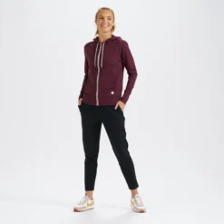 Halo Performance Hoodie | Cerise Heather 7 Halo Performance Hoodie | Cerise Heather -Fashifyer Sales Store VW201HCE 4