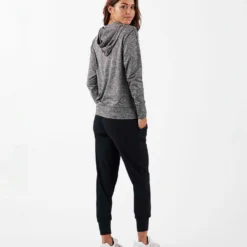 Halo Performance Hoodie | Heather Grey -Fashifyer Sales Store VW201HTG 3