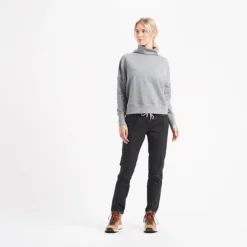 Cleo Sweatshirt | Heather Grey -Fashifyer Sales Store VW216HTG 4