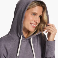 Halo Essential Hoodie | Sawyer Heather -Fashifyer Sales Store VW226HSW FA23 M ECOMM fleece DETAIL 3