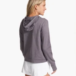 Halo Essential Hoodie | Sawyer Heather -Fashifyer Sales Store VW226HSW FA23 W ECOMM fleece BACK TOPS 9