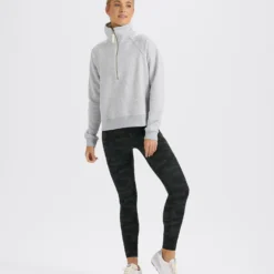 Restore Half Zip | Light Heather Grey -Fashifyer Sales Store VW233LHG 4