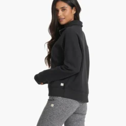 Restore Half Zip | Washed Black -Fashifyer Sales Store VW233WBL FA22 W ECOMM TOP 0176