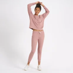 Long-Sleeve Halo Crew | Burnt Clay Heather 8 Long-Sleeve Halo Crew | Burnt Clay Heather -Fashifyer Sales Store VW241HBC 4