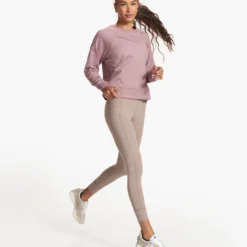 Long Sleeve Halo Crew | Orchid Heather -Fashifyer Sales Store VW241HOD FA23 W ECOMM fleece FULL ALT 6