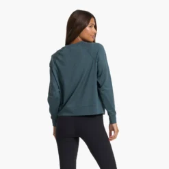 Long-Sleeve Halo Crew | Stone Heather -Fashifyer Sales Store VW241HSO FA22 W ECOMM TOP 6578