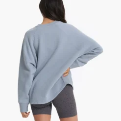 Restore Oversized Crew | Light Cloud -Fashifyer Sales Store VW265LCL 1202