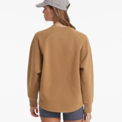 Restore Oversized Crew | Wheat -Fashifyer Sales Store VW265WHE 01643