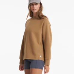 Restore Oversized Crew | Wheat -Fashifyer Sales Store VW265WHE 01649