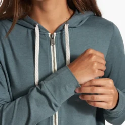 Halo Performance Hoodie 2.0 | Lake Heather 8 Halo Performance Hoodie 2.0 | Lake Heather -Fashifyer Sales Store VW268HLK FA23 M ECOMM fleece DETAIL 1