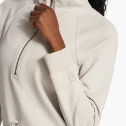 Sedona Half Zip | Salt -Fashifyer Sales Store VW274SAL FA23 M ECOMM fleece DETAIL 2