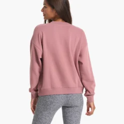 Sedona Crew | Marsala -Fashifyer Sales Store VW278MAR SP23 W ECOMM FLEECE TOP 01210 1x1 7fd9287a 078a 4dce 963b 36d7166340e6