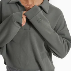 Sedona Polo | Dusty Pine -Fashifyer Sales Store VW290DST SP23 W ECOMM FLEECE DETAIL 3410 1x1 0084ce17 a991 4af1 9204 173ab62f8447