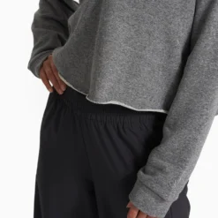 Sedona Polo | Heather Grey -Fashifyer Sales Store VW290HTG SP23 W ECOMM FLEECE DETAIL 1874 1x1 07c57bbc 4d3d 4c87 af0f 576694724d01