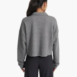 Sedona Polo | Heather Grey -Fashifyer Sales Store VW290HTG SP23 W ECOMM FLEECE TOP 1849 1x1 2acd5399 5942 422d a5ca d9c98b4efff4