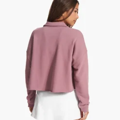 Sedona Polo | Orchid -Fashifyer Sales Store VW290OCD FA23 W ECOMM fleece BACK TOPS 9