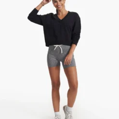 Sedona V Neck | Black -Fashifyer Sales Store VW292BLK SP23 W ECOMM FLEECE 3242 FULL 1x1 8e8710f1 0d25 4264 bda7 e8afa2f3af2f