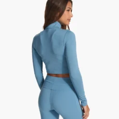 Lux Rib Half Zip | Stillwater 6 Lux Rib Half Zip | Stillwater -Fashifyer Sales Store VW294STW FA23 W ECOMM fleece BACK TOPS 6