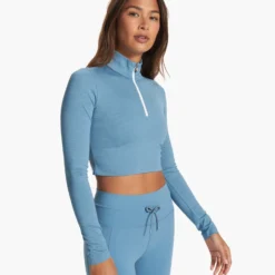 Lux Rib Half Zip | Stillwater