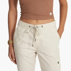 Womens Ripstop Pant-Long | Natural -Fashifyer Sales Store VW401 LNAT SP23 W ECOMM PANTS 3571 DETAIL 1x1 01d7e72a 2528 4ac9 b4ac d33abee20dd2