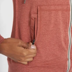 Halo Performance Hoodie | Cinnamon Heather -Fashifyer Sales Store VW401CCL 0814