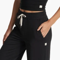 Halo Essential Wideleg | Black Heather -Fashifyer Sales Store VW4023HBK FA23 W ECOMM PANTS DETAIL 9