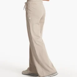 Halo Essential Wideleg | Dark Salt Heather -Fashifyer Sales Store VW4023HDA FA23 W ECOMM PANTS BACK BOTTOMS 6