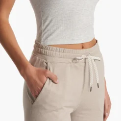 Halo Essential Wideleg | Dark Salt Heather -Fashifyer Sales Store VW4023HDA FA23 W ECOMM PANTS DETAIL 8