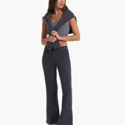Sedona Wideleg Sweatpant | Charcoal -Fashifyer Sales Store VW4044CCL FA22 W ECOMM FULL 7048 1x1 071c74f0 f33e 410a 8821 8f7f91c053d0