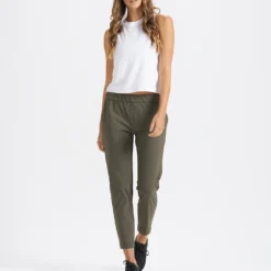Miles Ankle Pant | Oregano -Fashifyer Sales Store VW404ORE 3copy