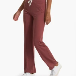 Halo Wide Leg Flare Pant | Rosewood Heather