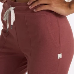 Halo Wide Leg Flare Pant | Rosewood Heather -Fashifyer Sales Store VW425HRO FA22 W ECOMM DETAIL 02656