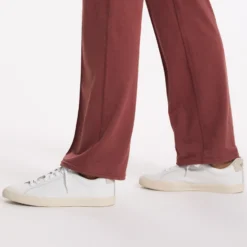 Halo Wide Leg Flare Pant | Rosewood Heather -Fashifyer Sales Store VW425HRO FA22 W ECOMM DETAIL 02658