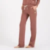 Halo Wide Leg Flare Pant | Terracotta Heather