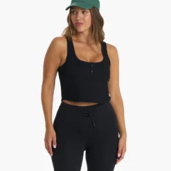 Cove Crop Tank | Black -Fashifyer Sales Store VW446 SORE 2913
