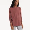 Long-Sleeve Feather Tee | Cedar