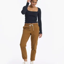 Vintage Ripstop Pant | Caramel -Fashifyer Sales Store VW450CAR 03403