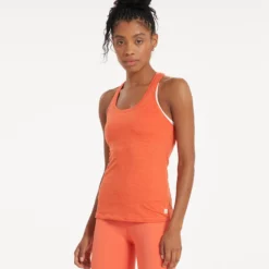 Lux Performance Tank | Grapefruit Heather